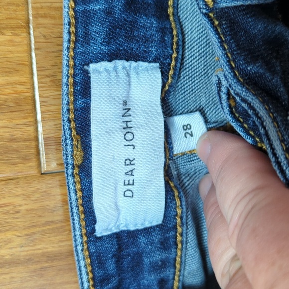 Dear John Stella High Rise Cropped Slim Straight Jeans - Picture 2 of 10